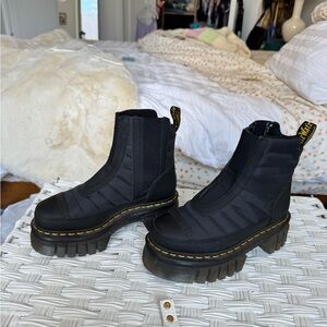 Dr. Martens Black Quilted Chelsea Boot Only worn